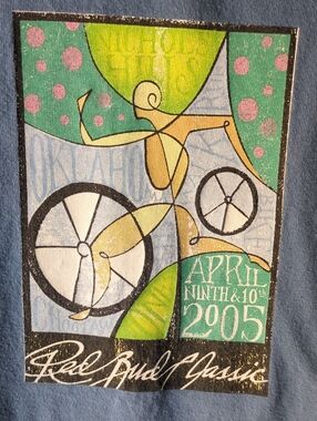 2005 Blue Red Bud Classic Marathon Graphic Tee Size M